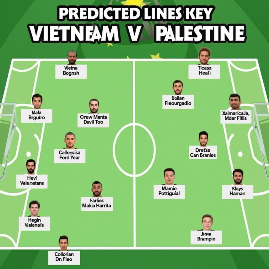 Đội hình dự kiến Việt Nam vs Palestine