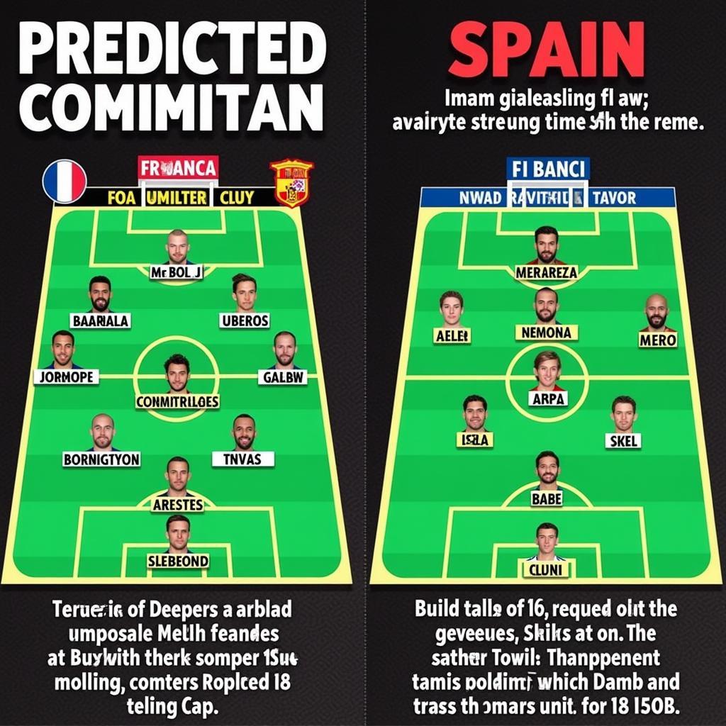 France vs Spain Lineups