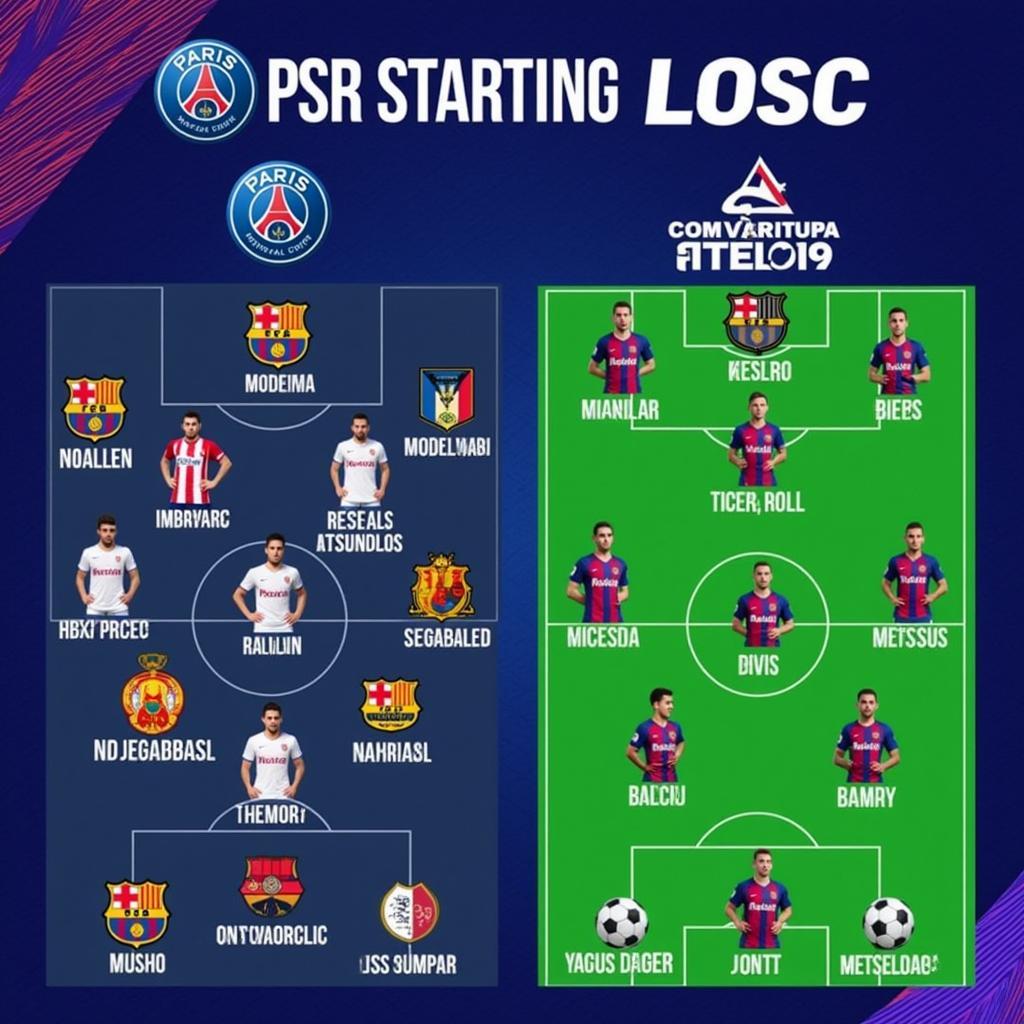 Đội Hình PSG vs LOSC