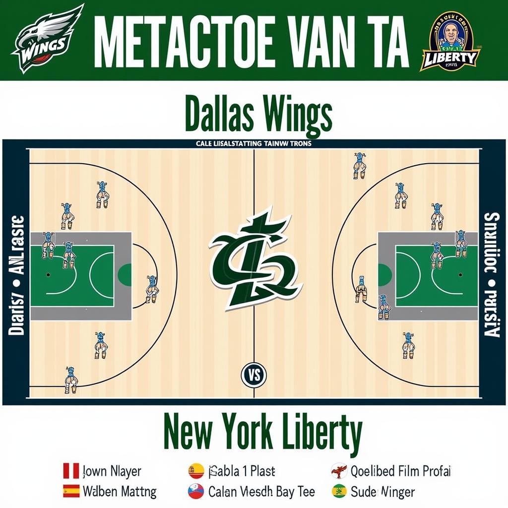 Đội hình ra sân Dallas Wings vs New York Liberty