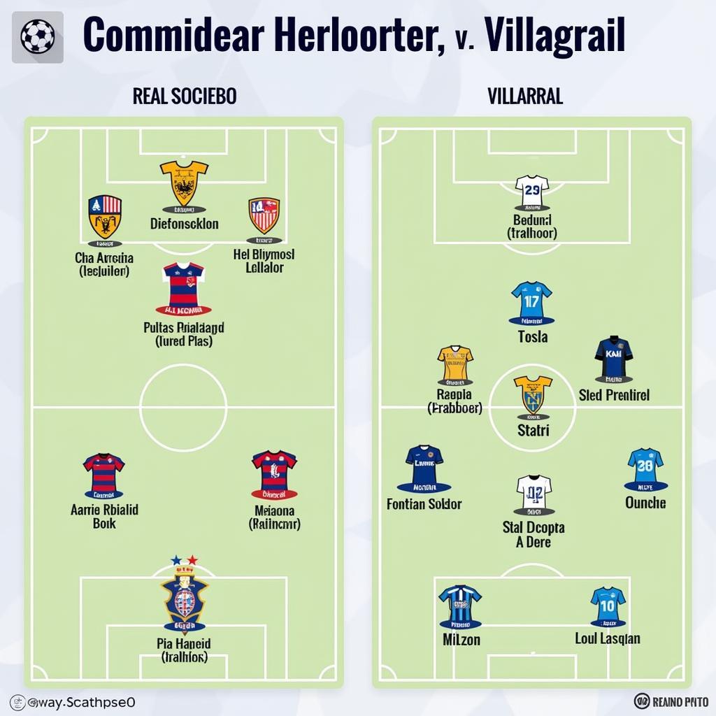 Đội hình ra sân Sociedad vs Villarreal