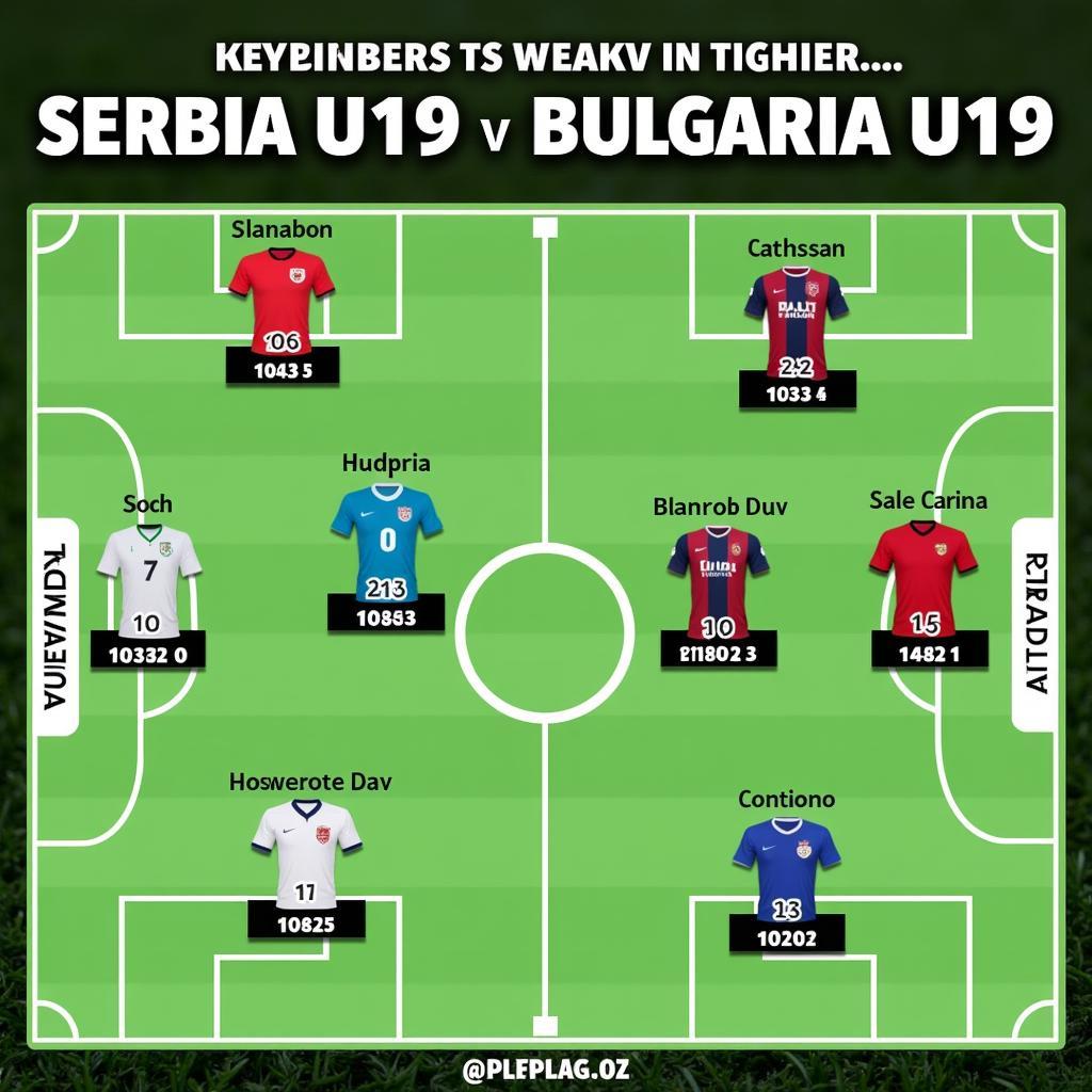 Đội Hình Serbia U19 Bulgaria U19