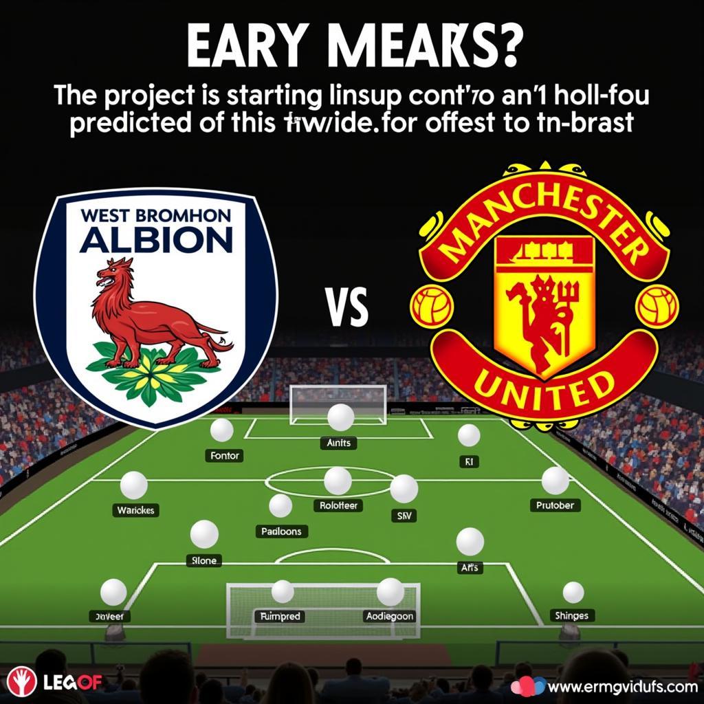 Soi động đội hình West Brom và Man United