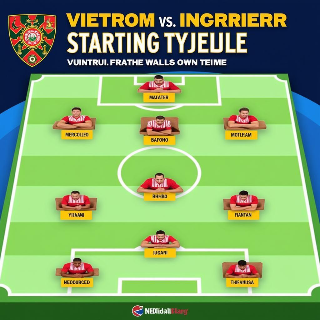 Đội hình ra quân Việt Nam vs Afghanistan