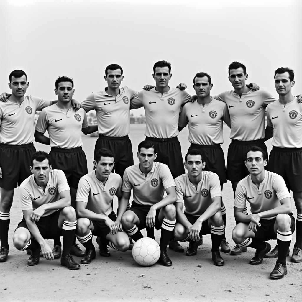 Iraq National Football Team in 1957