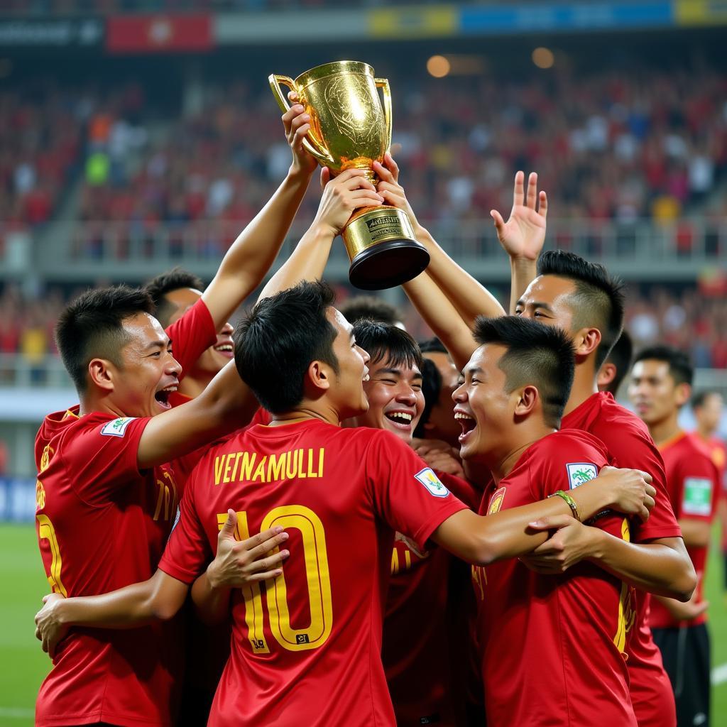 Đội tuyển bóng đá Việt Nam giành chiến thắng tại AFF Cup