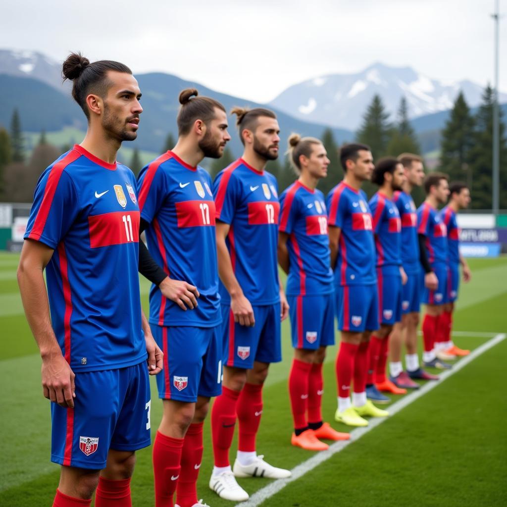 Đội tuyển Liechtenstein thi đấu