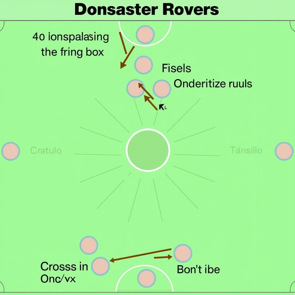  Sơ đồ chiến thuật và lối chơi tấn công của Doncaster Rovers