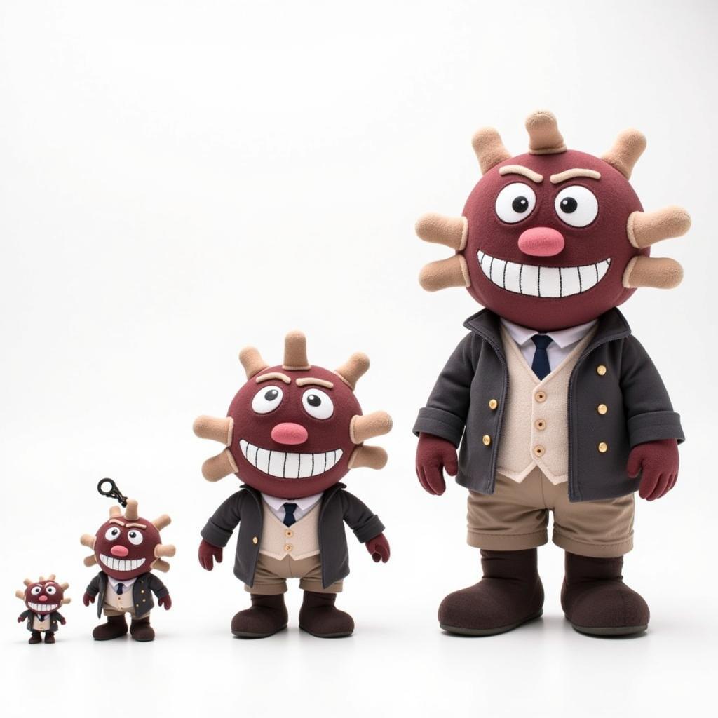 Dr. Zomboss Plush Sizes Comparison