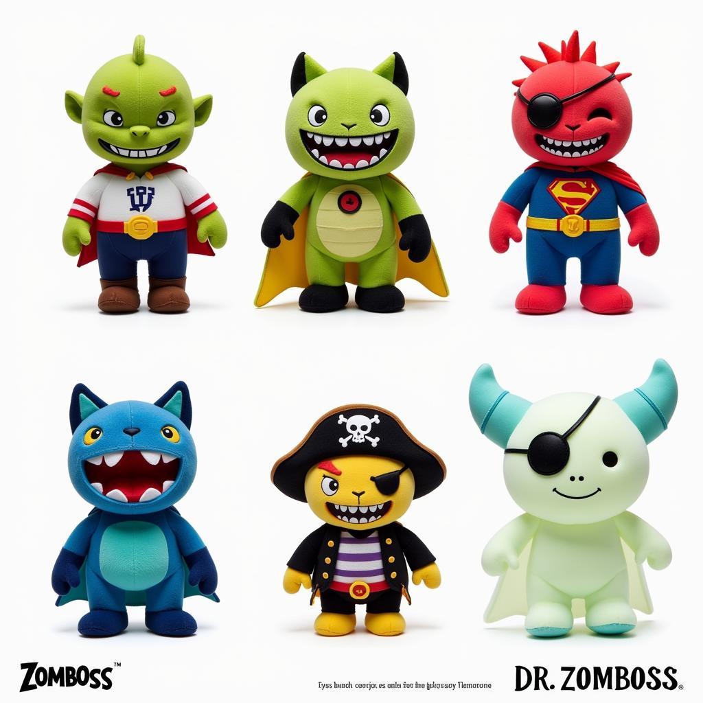 Dr. Zomboss Plush Styles and Variations