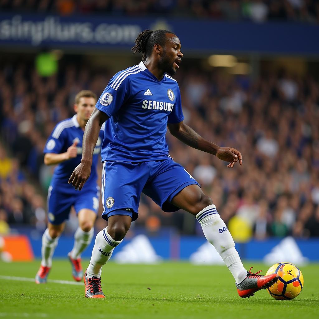 Didier Drogba thực hiện thành công quả penalty quyết định mang về chức vô địch Champions League cho Chelsea