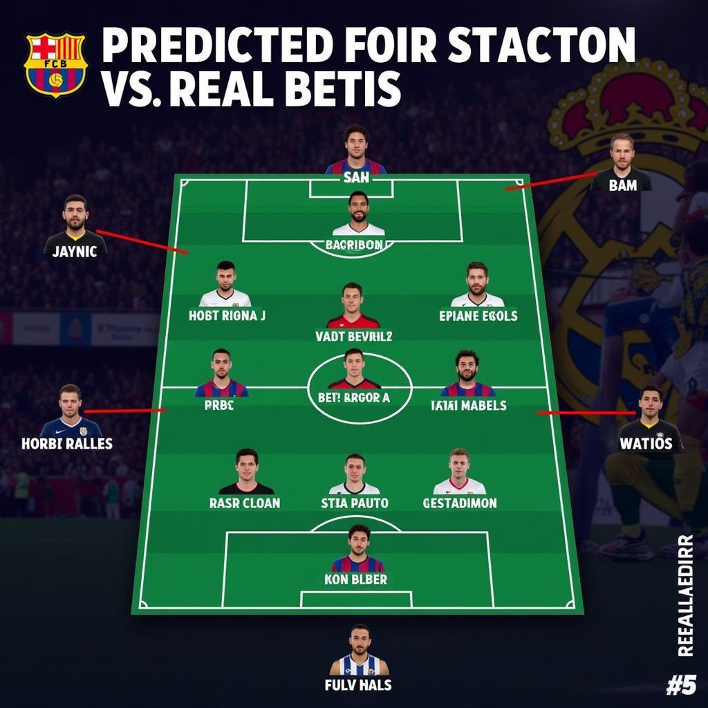 Dự đoán đội hình Barca vs Betis