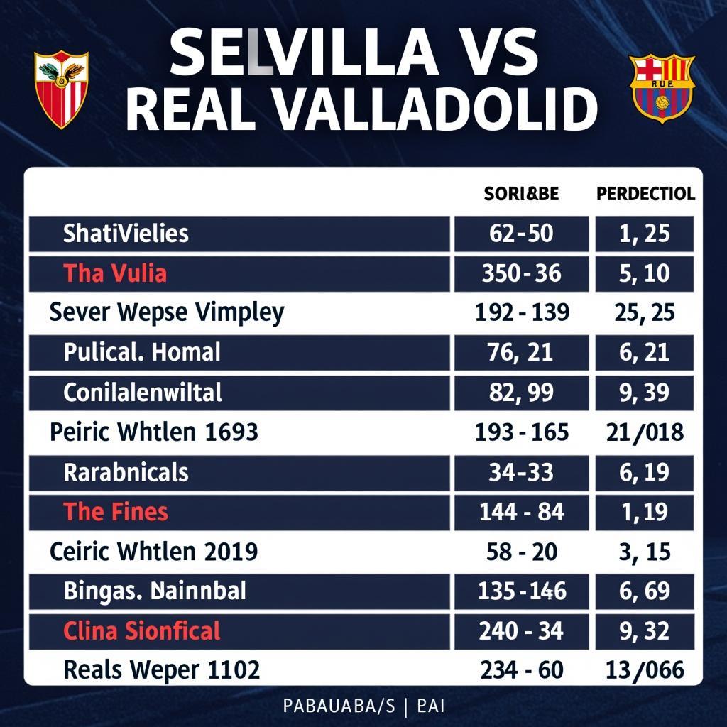 Dự đoán kết quả trận đấu Sevilla vs Real Valladolid