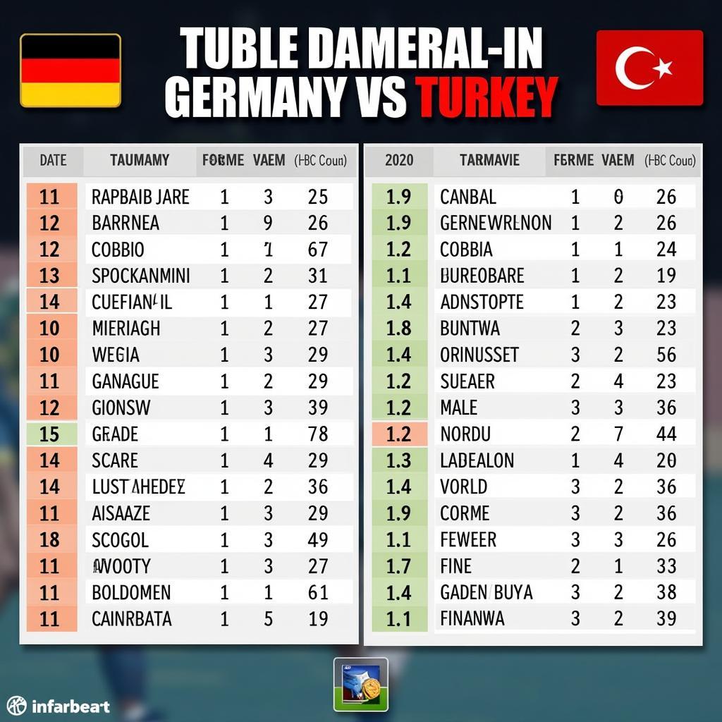 Germany vs Turkey - Head-to-Head History