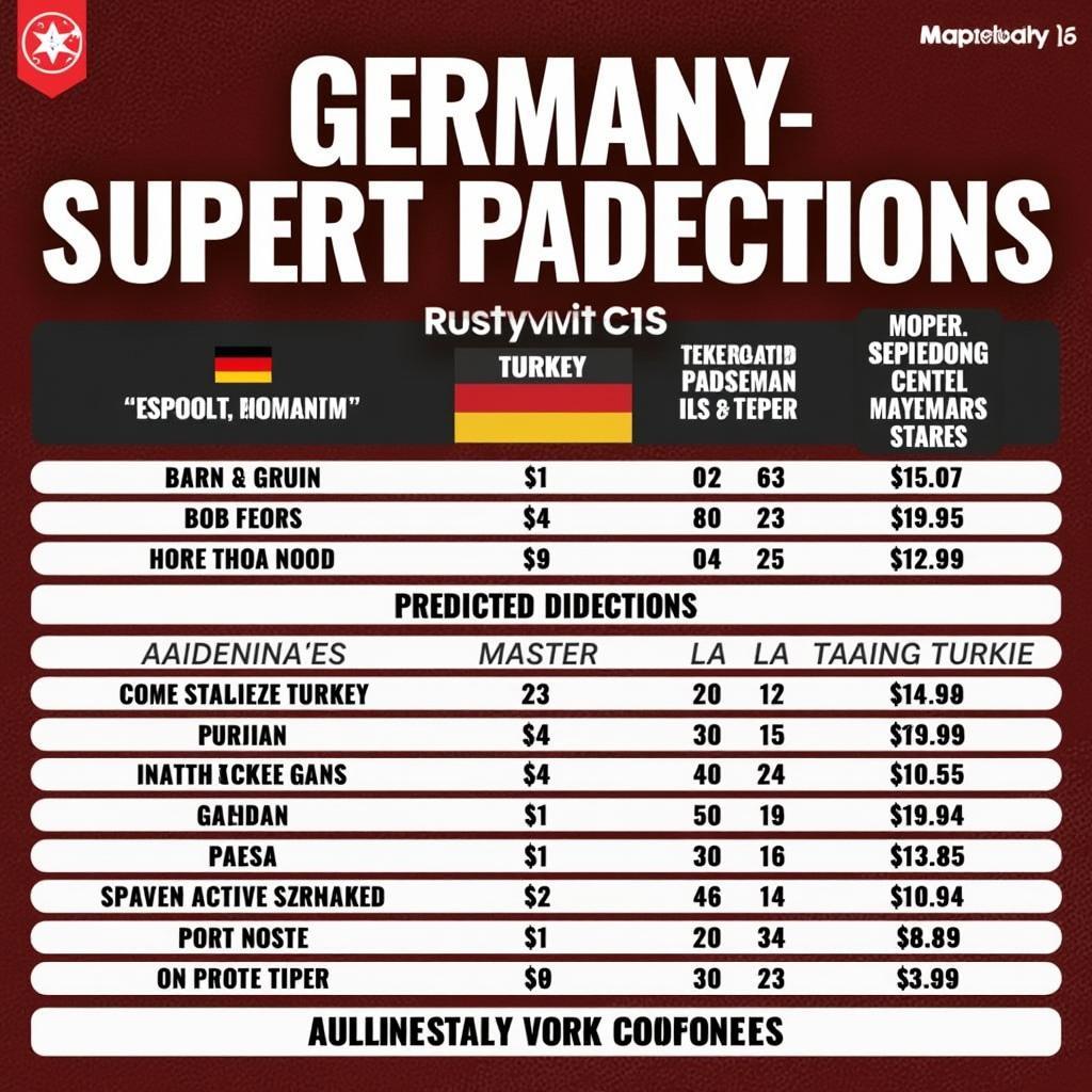 Germany vs Turkey - Match Preview