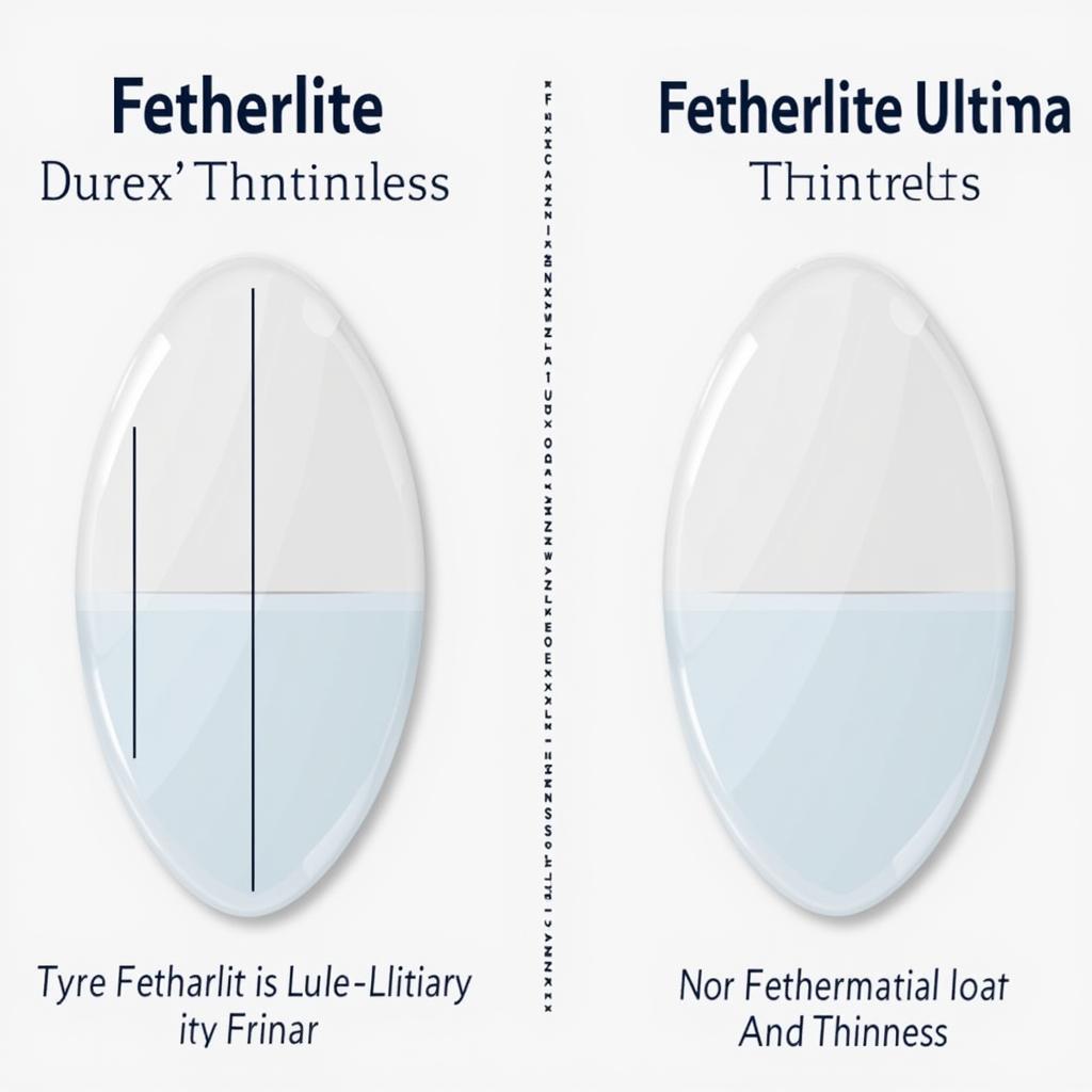 Durex Fetherlite vs Ultima: Độ mỏng