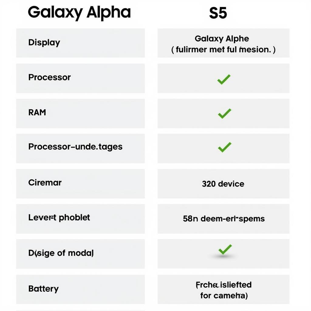 So sánh Galaxy Alpha và S5