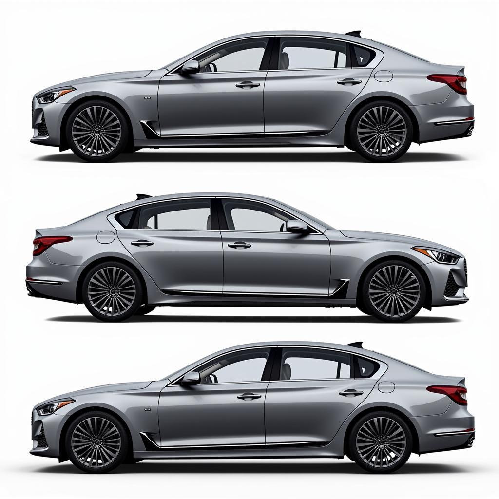 Genesis G70, G80 và G90: So sánh thiết kế