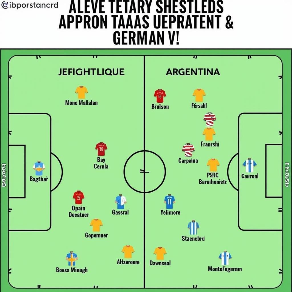 Sơ đồ chiến thuật Đức - Argentina