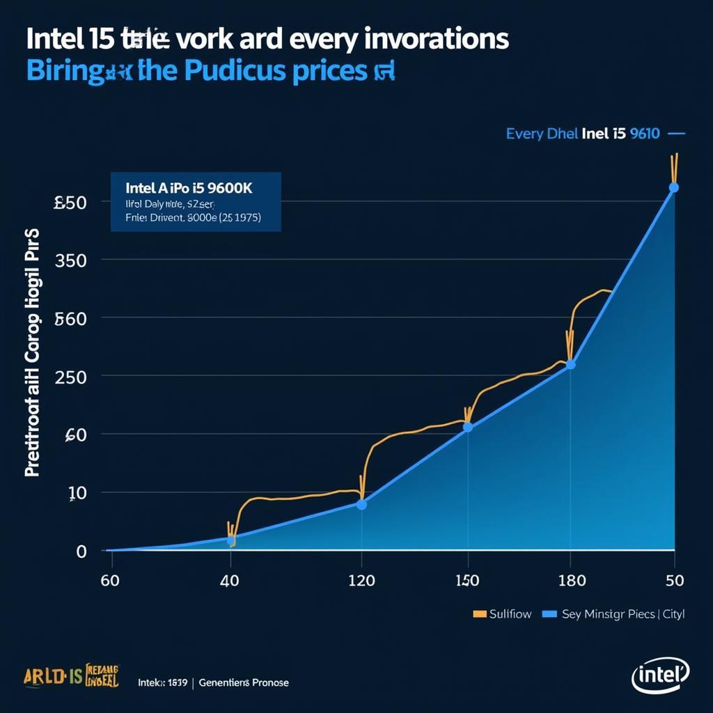 Biểu đồ giá của i5 9600K và i7 8700K