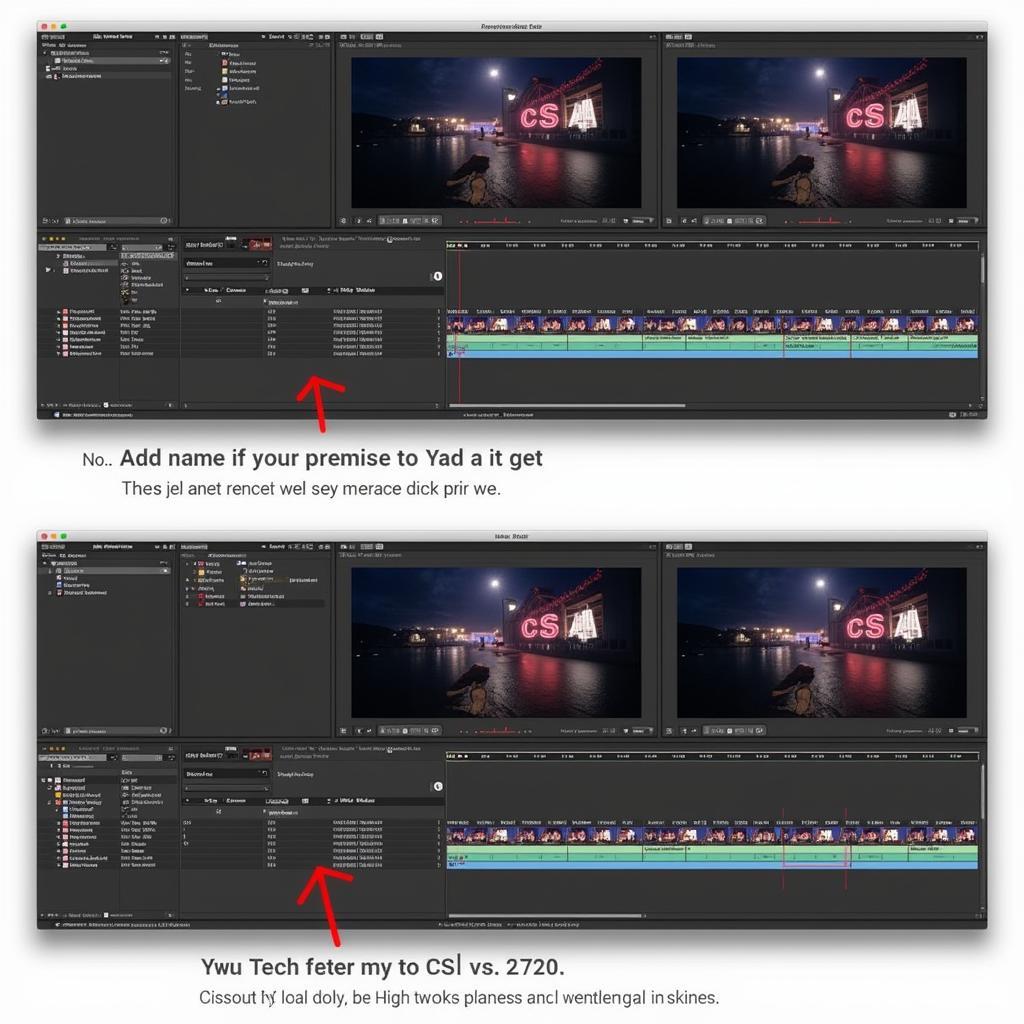 Giao Diện Premiere Pro CS6 và CC 2018