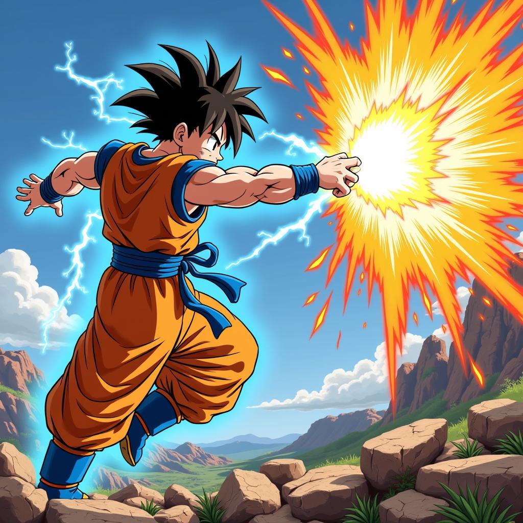 Gohan bùng nổ năng lượng