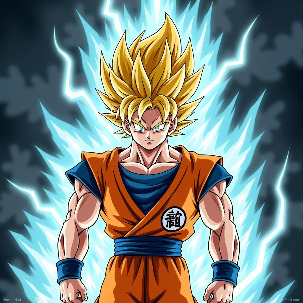 Goku biến hình Super Saiyan