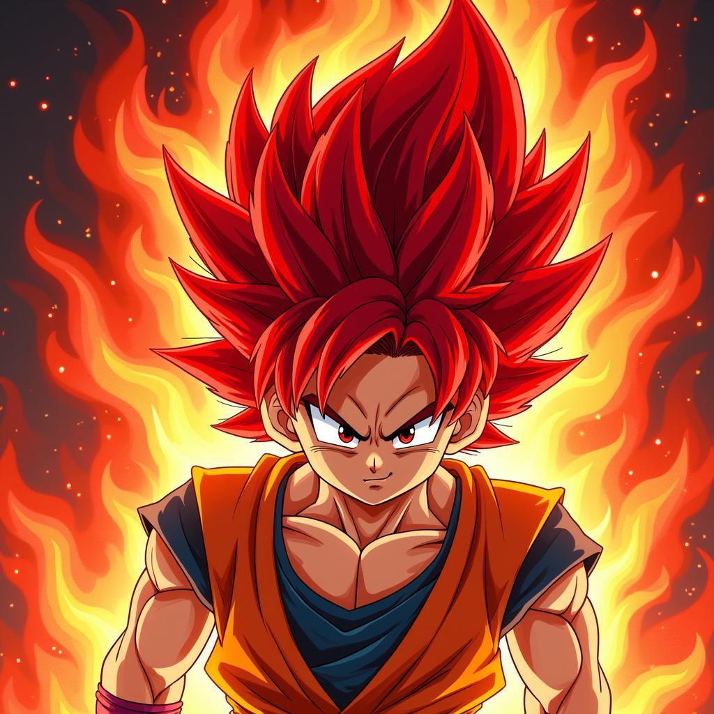 Goku biến hình Super Saiyan God