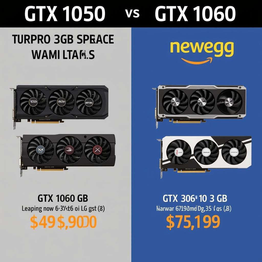 GTX 1050 vs GTX 1060 3GB Price Comparison