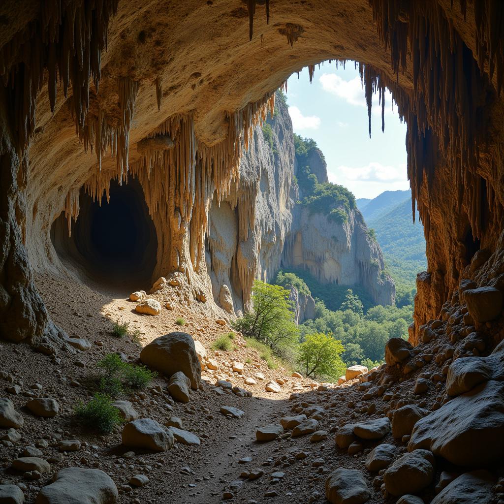 hình thành hang động đá vôi