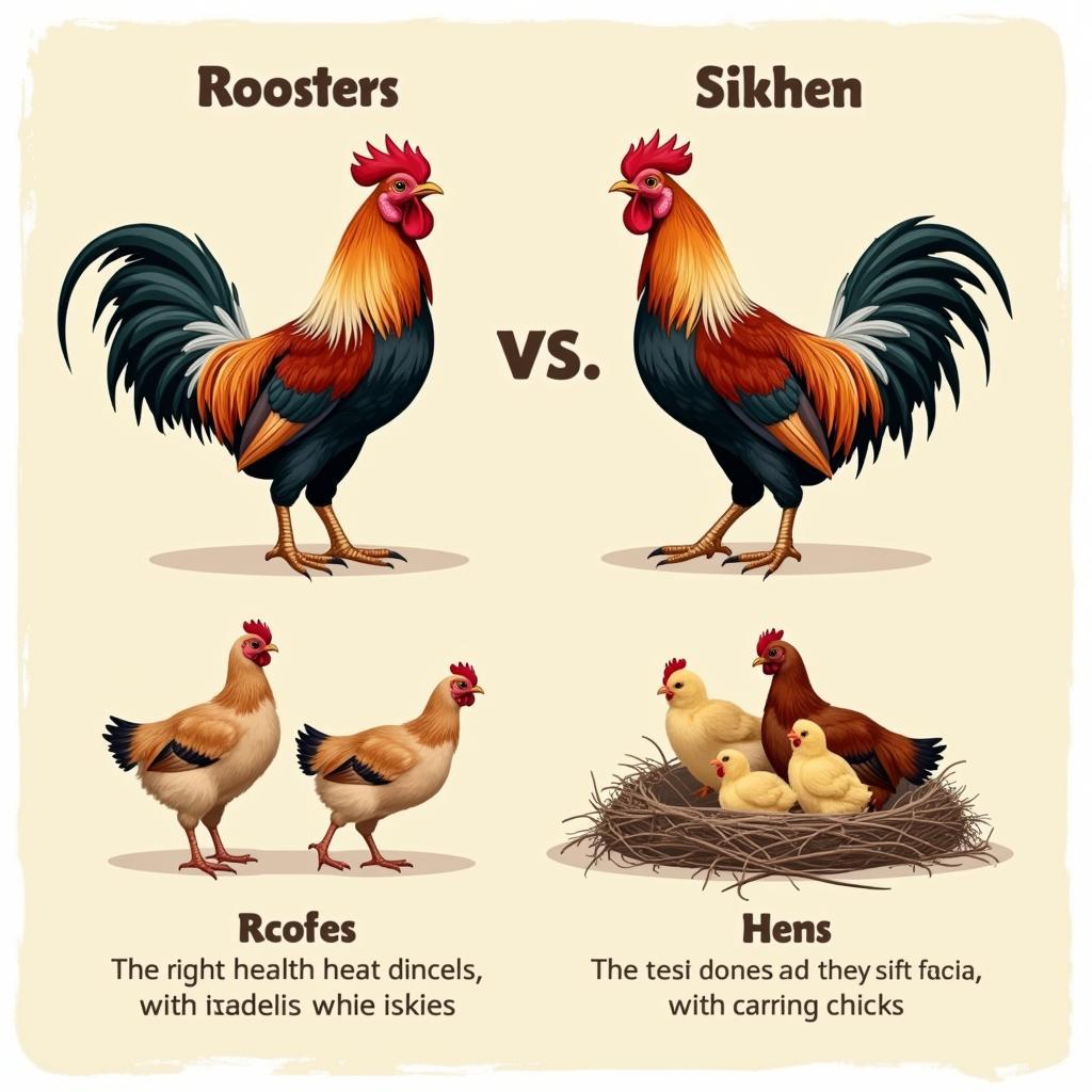 Rooster vs Hen Silkie: Sự Khác Biệt và Cách Nhận Biết