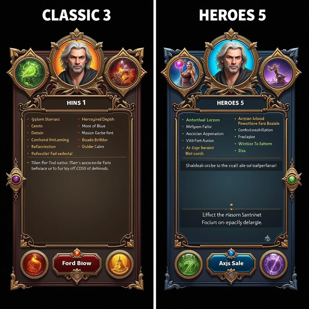 Heroes 3 và Heroes 5: Lối chơi