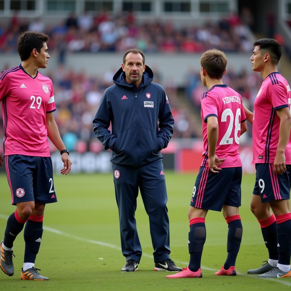 HLV Cerezo Osaka bàn chiến thuật