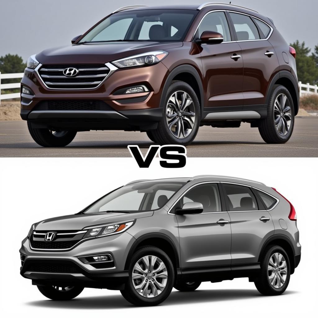 Hyundai Tucson và Honda CRV: So sánh ngoại thất