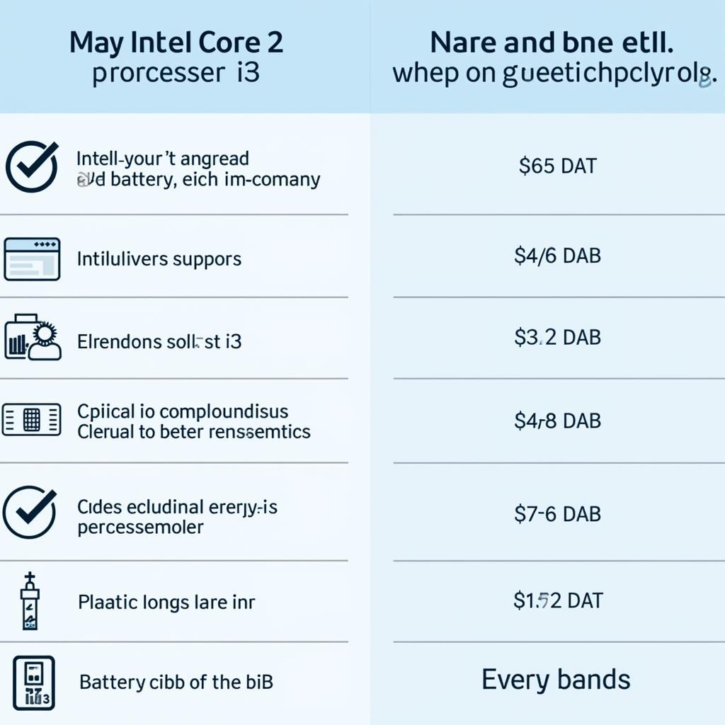 Intel Core 2 vs i3: Mức tiêu thụ điện năng