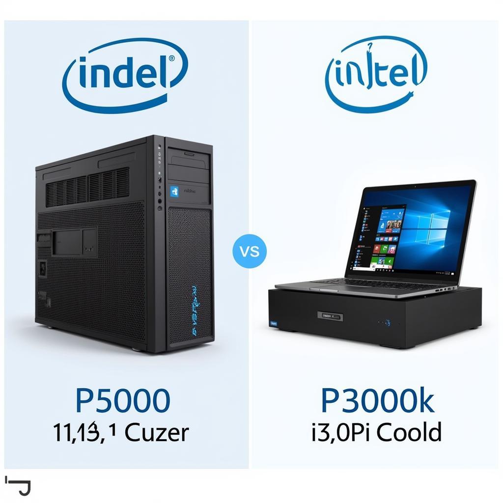 So sánh thiết kế Intel P6000 và i3