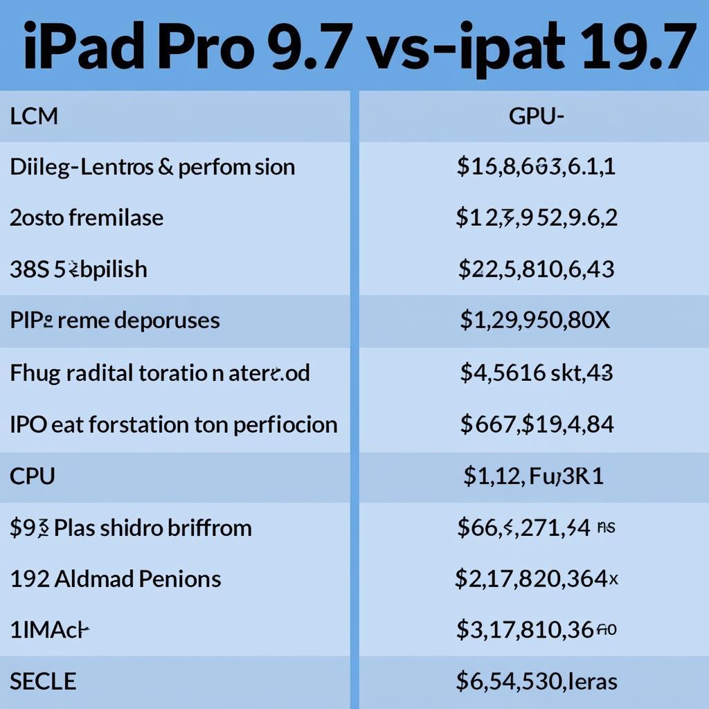 So sánh hiệu năng và chip xử lý iPad 2018 và iPad Pro 9.7 inch