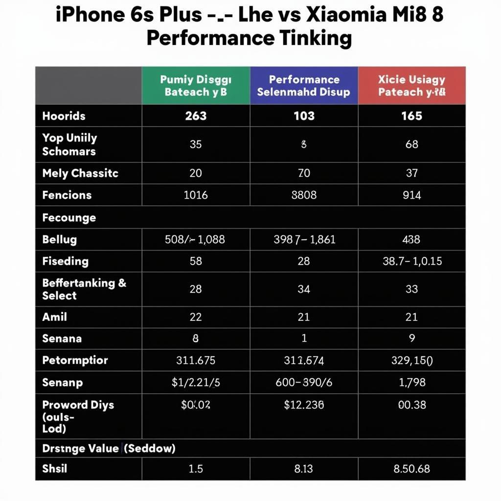 Hiệu năng và thời lượng pin iPhone 6s Plus và Xiaomi Mi 8