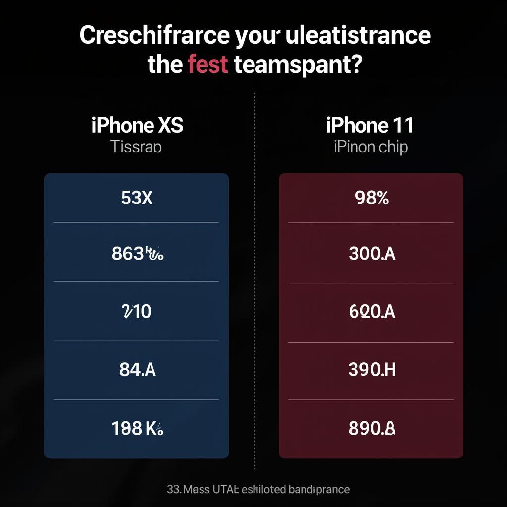 So sánh hiệu năng iPhone XS và iPhone 11