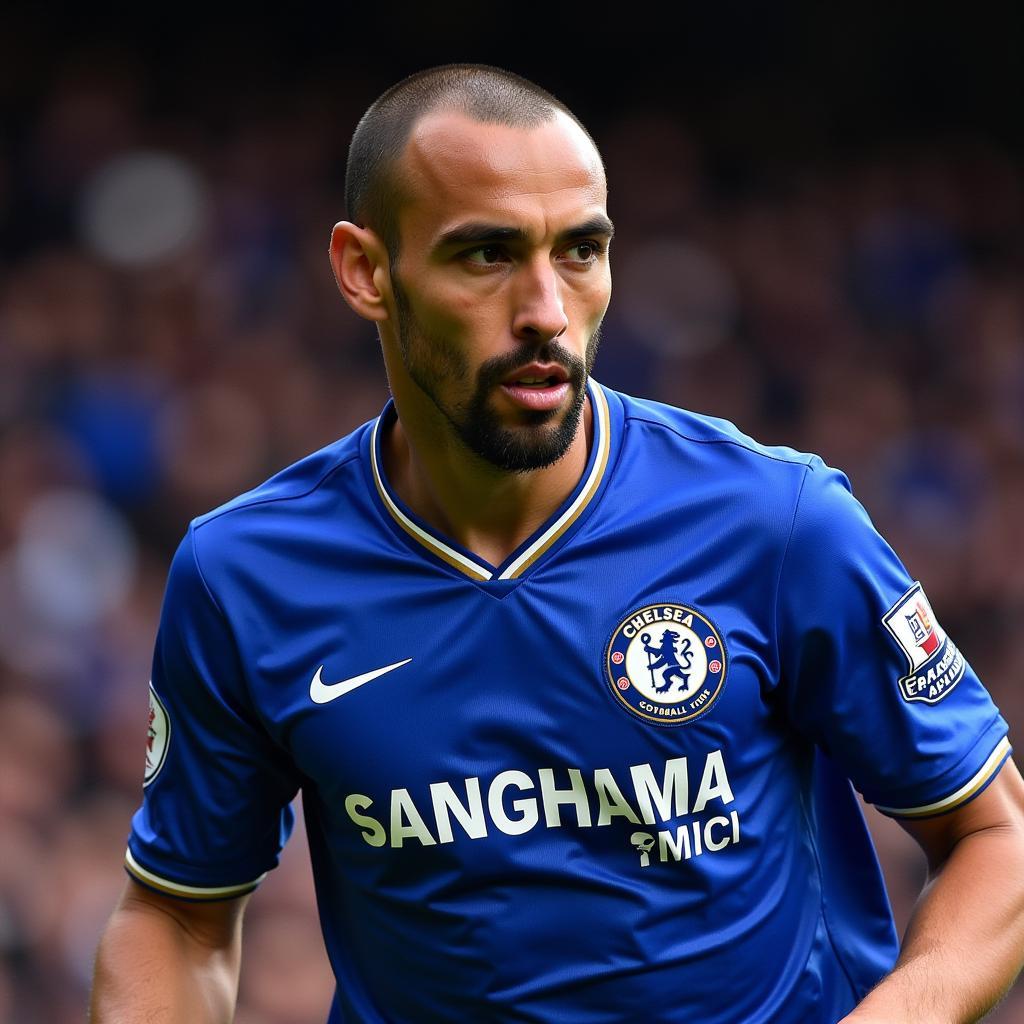 Jose Bosingwa trong màu áo Chelsea