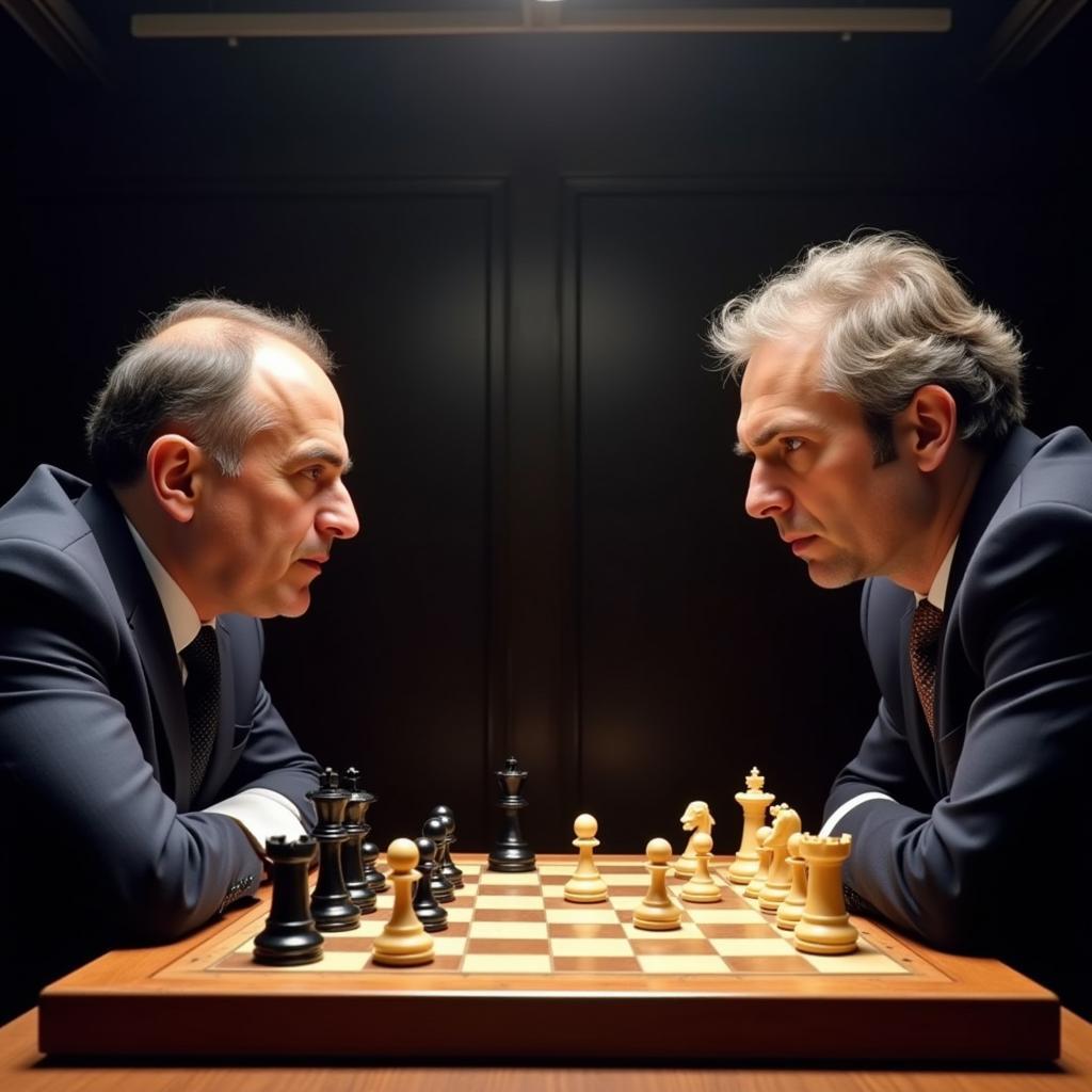 Kasparov và Carlsen - Hai huyền thoại đối đầu