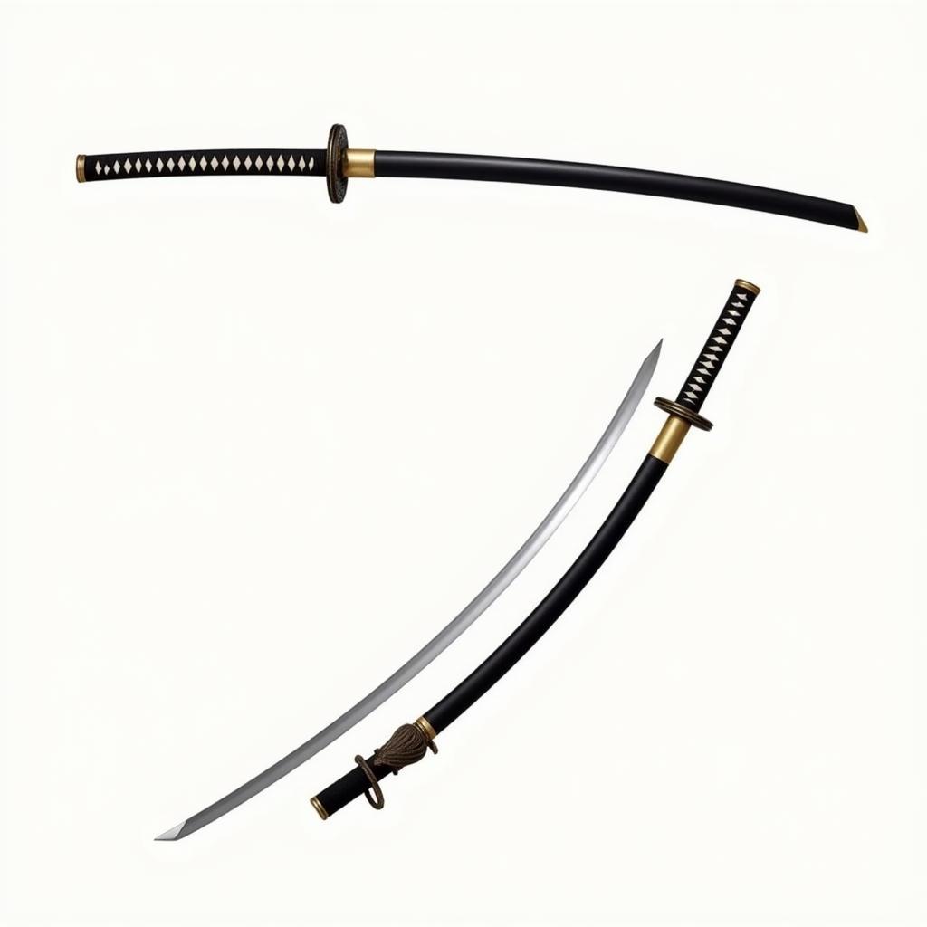 So sánh thiết kế giữa katana và broadsword