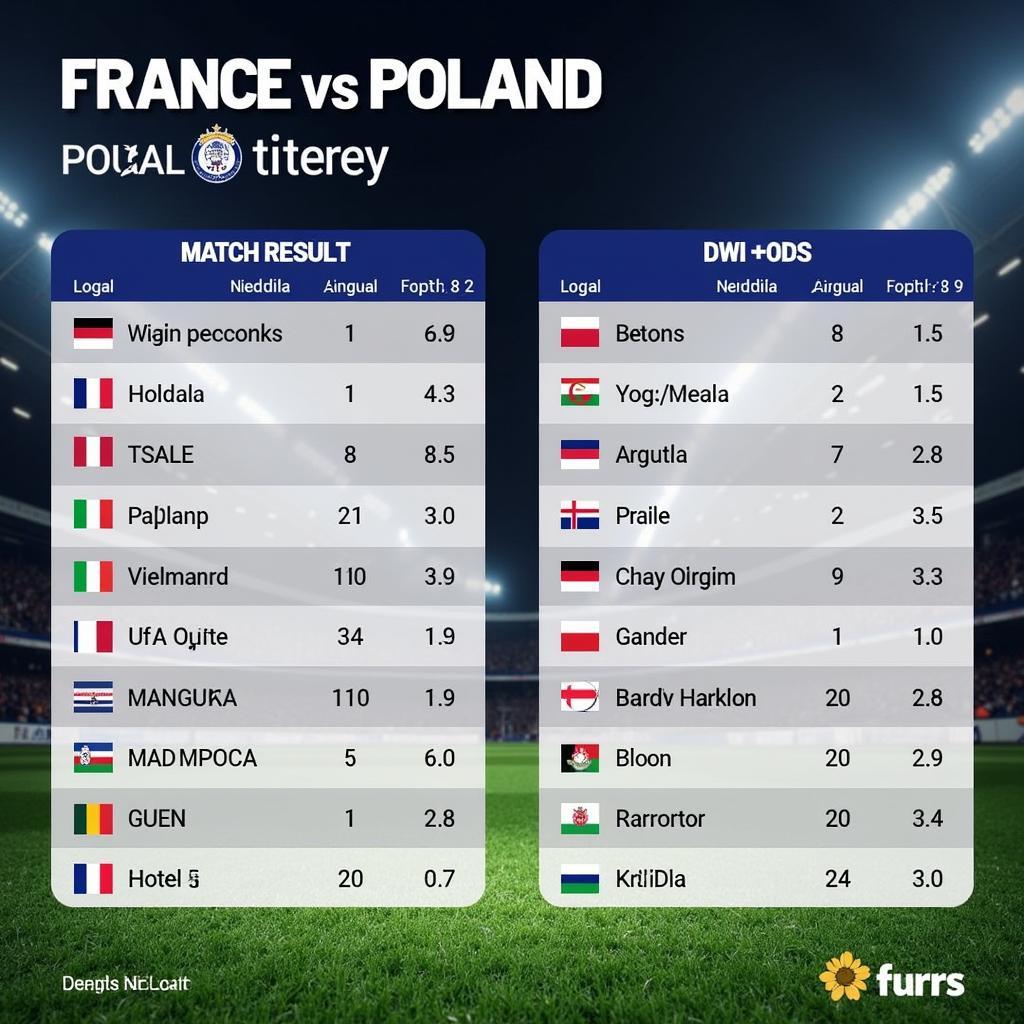 France vs Poland Odds