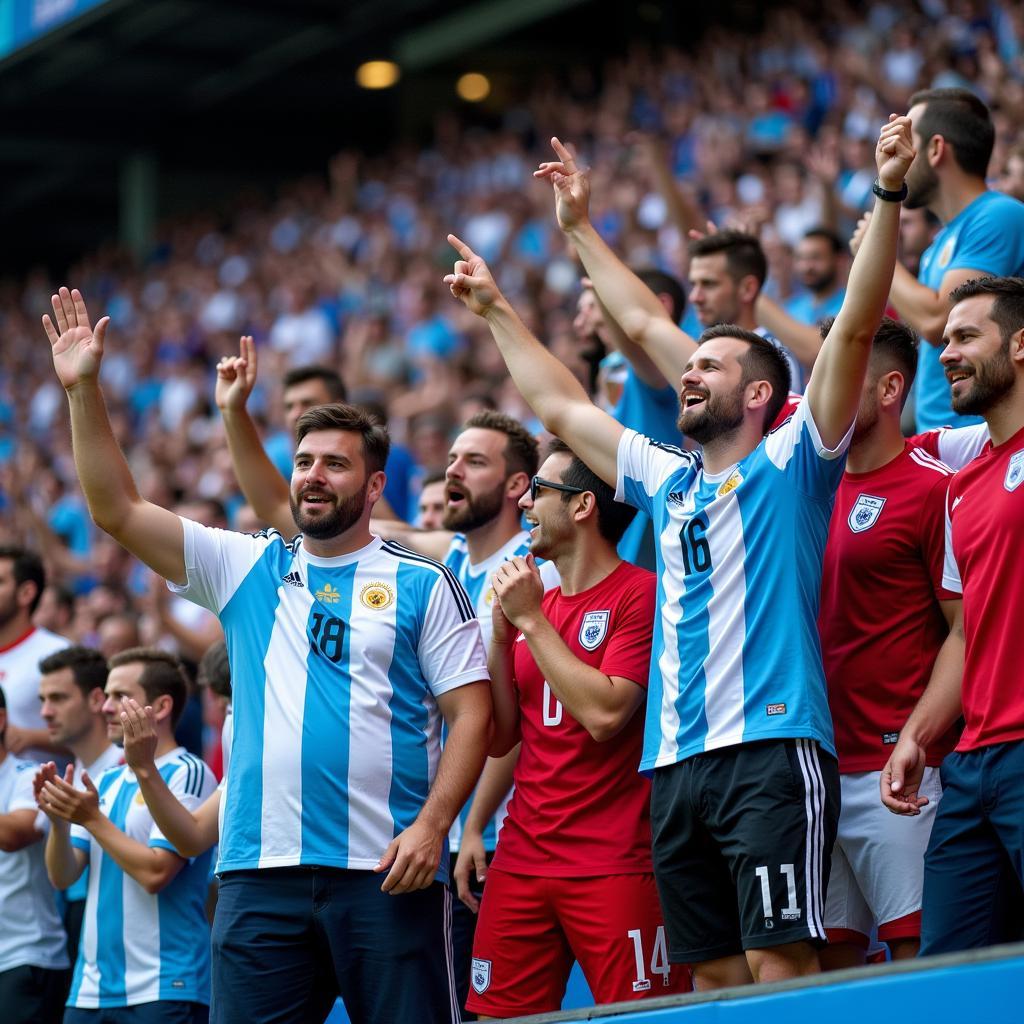 Khán Giả Cuồng Nhiệt Argentina vs Ba Lan