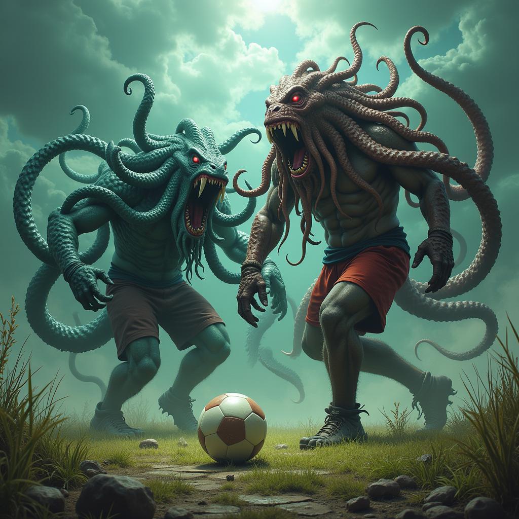 Kraken Và Cthulhu Tranh Chấp Quyền Lệnh Bóng Đá