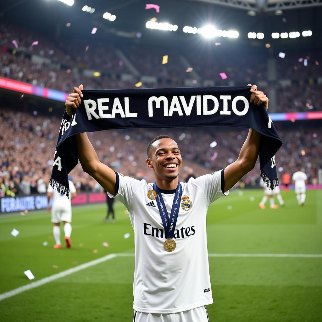 Kylian Mbappé gia nhập Real Madrid