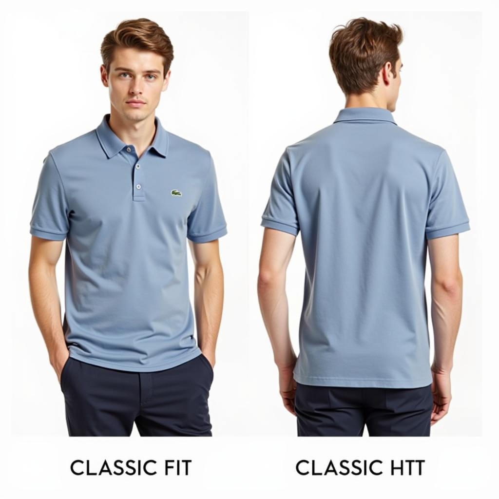 So Sánh Kiểu Dáng Lacoste Regular Fit và Classic Fit