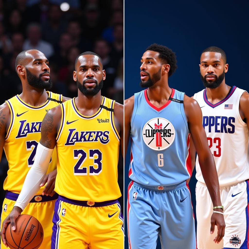 Lakers vs Clippers hiện tại