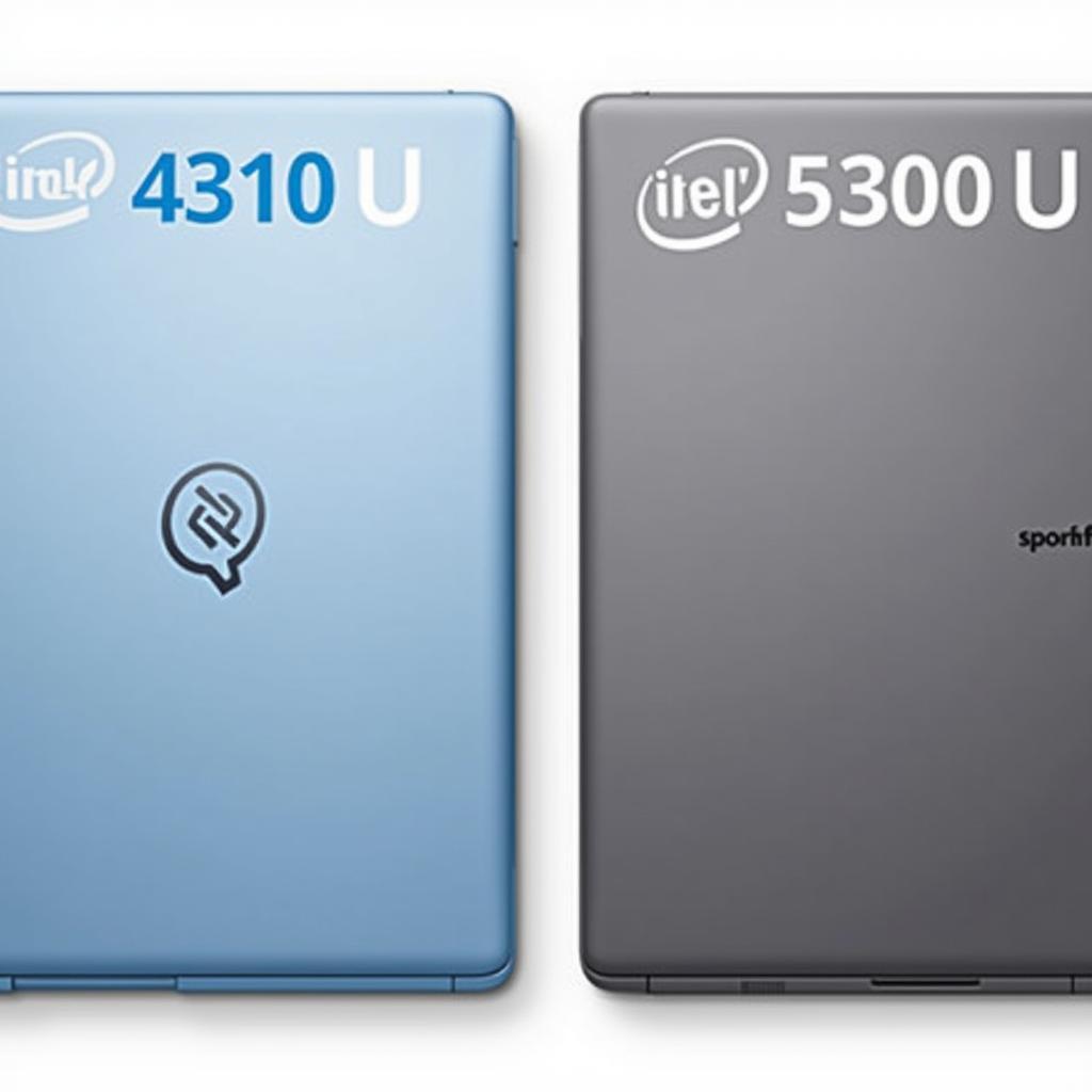 Hình ảnh laptop sử dụng i5 4310U và i5 5300U