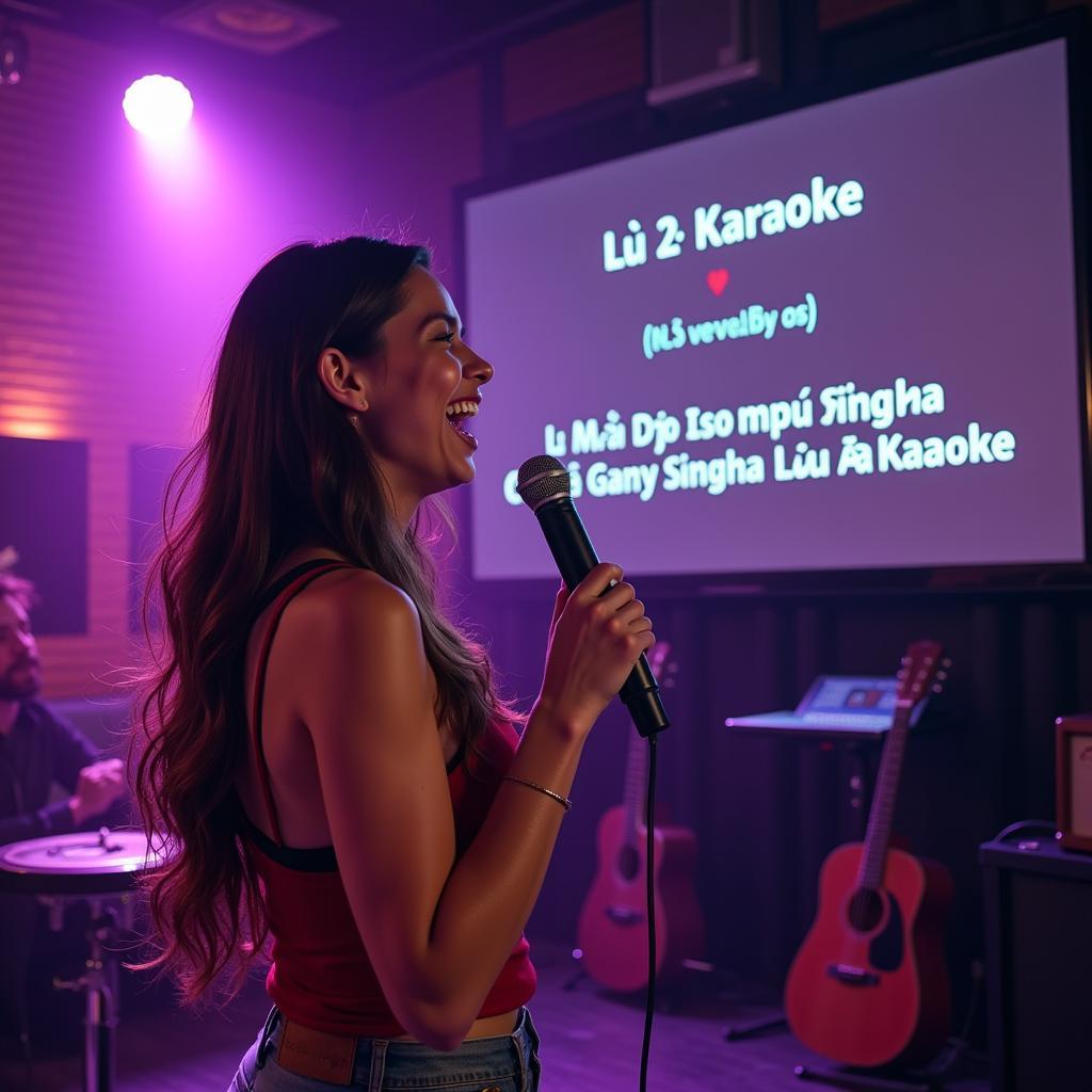 Hình ảnh minh họa Lệ Đá Karaoke Tone Nữ